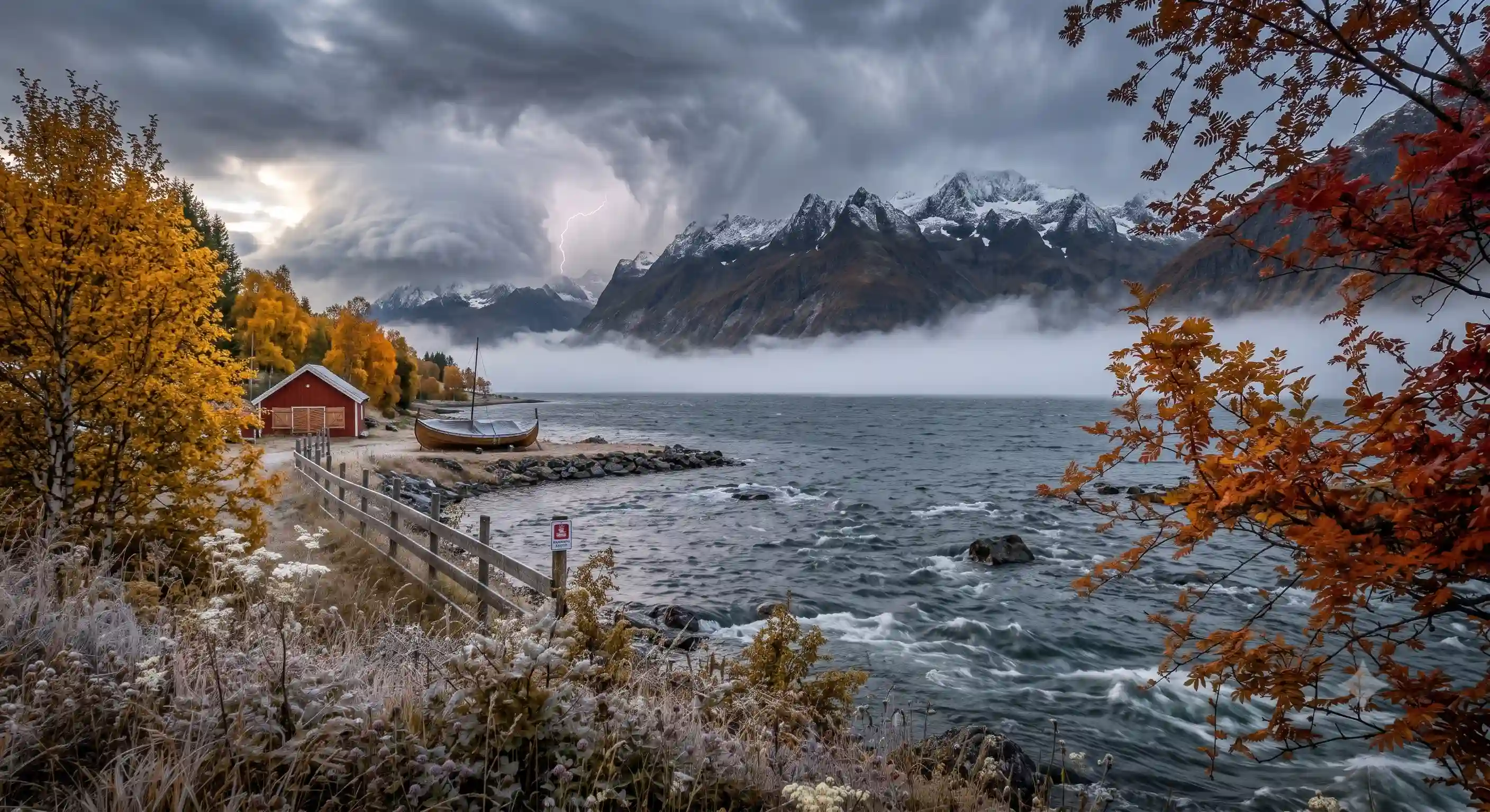Høsten — storm, fargeprakt og de første frostene